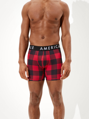 Aeo Plaid 6" Flex Boxer Brief