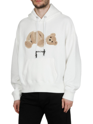 Palm Angels Ice Bear Print Hoodie