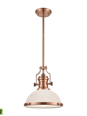 Chadwick 1-light Pendant - Includes Led Bulb In Various Finishes And Colors