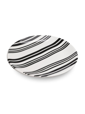 Dalmata Stripe Plate (set Of 6)