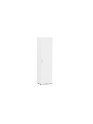 58.89" Beverly 4 Shelf Storage Cabinet White - Chique