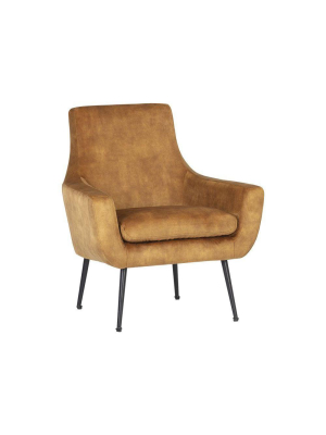 Aletta Armchair - Nono Tapernade Gold [warehouse Pickup]