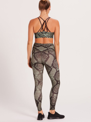 Python Barefoot Legging - Jade