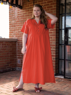 Orange Iris Dress