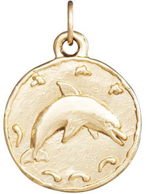 Dolphin Coin Charm