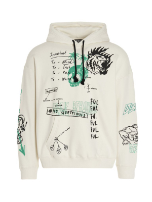 Diesel S-ummer B3 All-over Print Hoodie