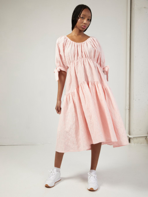 Pink Jacquard Grace Dress