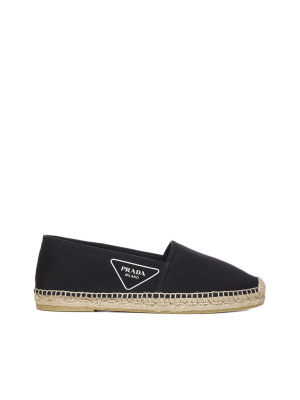 Prada Logo Printed Espadrilles