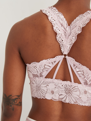 Aerie Garden Party Lace Padded Racerback Bralette