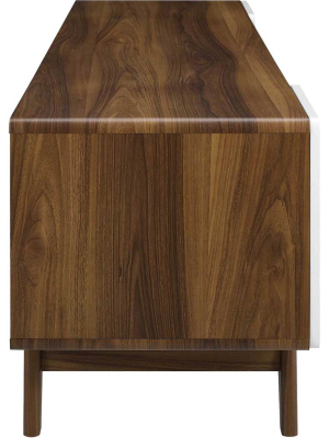 Titus Wood Tv Stand Walnut/white