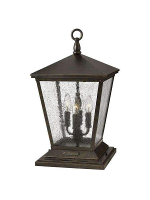 Outdoor Trellis Post Lantern