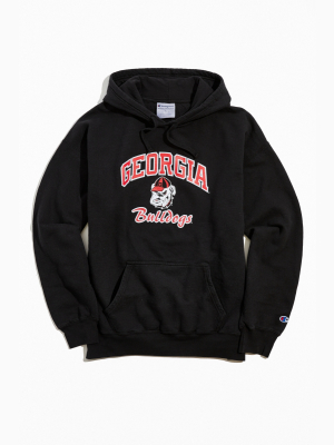 Champion Georgia Garment Dye Hoodie Sweatshirt