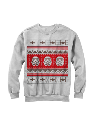 Men's Star Wars Ugly Christmas Stormtrooper Sweatshirt