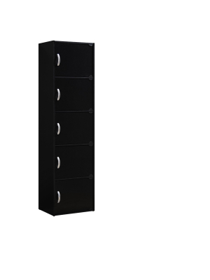 Storage Cabinet Black - Hodedah Import