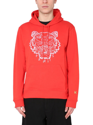 Kenzo Tiger Embroidered Hoodie