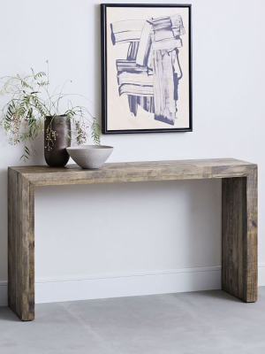 Emmerson® Reclaimed Wood Console - Stone Gray