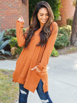 The Azalea Top - Orange