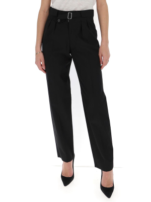 Maison Margiela High Rise Belted Trousers