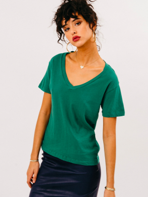 Cool Green Baby V-neck Tee