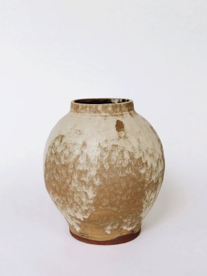 Creme Brulee Moonjar Vase