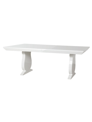 Bungalow 5 Porto Dining Table In White