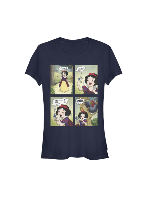 Junior's Snow White And The Seven Dwarves Serenade T-shirt