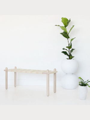 Küdd:krig Home Capsule Bench - Maple & Jute