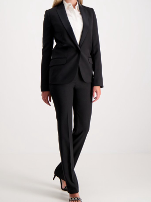 Don Juan Straight Leg Tuxedo Trouser Black