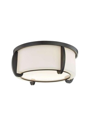 Talon 2 Light Small Flush Mount Old Bronze