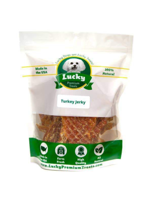 Turkey Jerky Dog Treats | Lucky Premium Treats