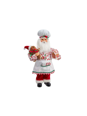 Kurt Adler 17" Kringle Klaus Gingerbread Santa Baker