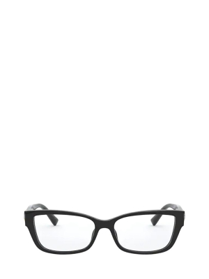 Versace Eyewear Rectangular Frame Glasses