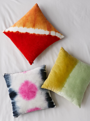 Tie-dye Velvet Throw Pillow