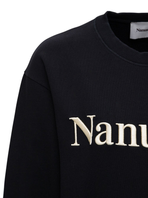 Nanushka Remy Logo Embroidered Sweatshirt