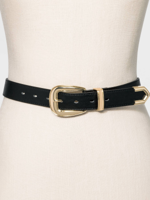 Women's Plus Size 3pc Set Belt - Ava & Viv™ Black