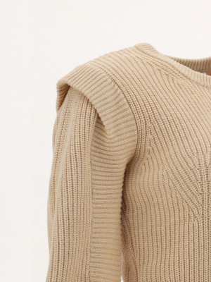 Self-portrait Layered Shoulder Detail Cardigan