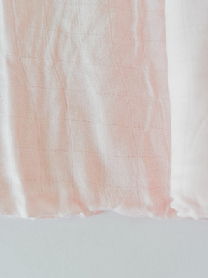 Deluxe Muslin Swaddle Blanket - Blush