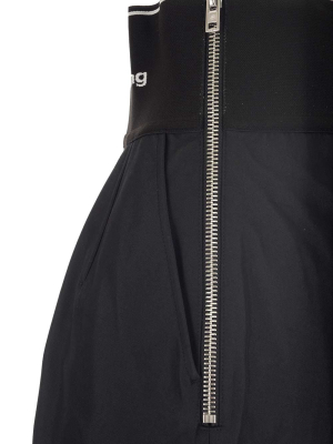 Alexander Wang Logo Waistband Shorts