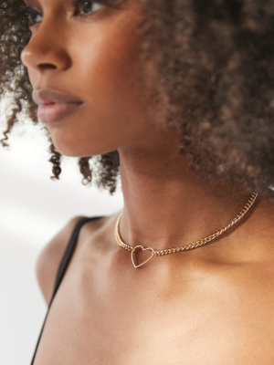 Essential Heart Choker Necklace