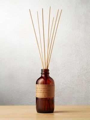 P.f. Candle Co. Teakwood And Tobacco Reed Diffuser