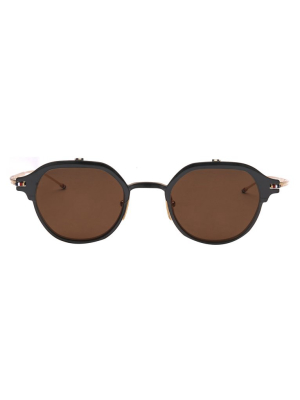 Thom Browne Eyewear Round Frame Sunglasses