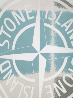 Stone Island Junior Logo Print T-shirt