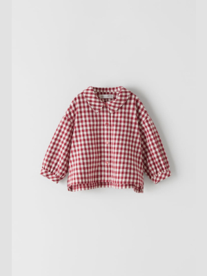 Oversized Gingham Shirt