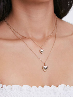 Layered Heart Necklace