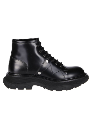 Alexander Mcqueen Tread Lace-up Boots