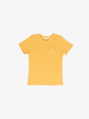 Boy's Mineral Wash Pocket Tee