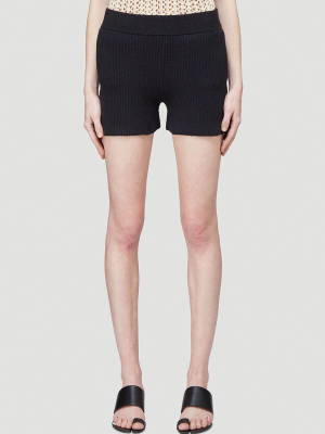 Helmut Lang Cozy Knit Shorts