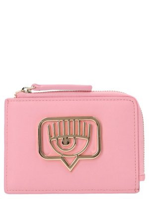 Chiara Ferragni Eyelike Plaque Wallet