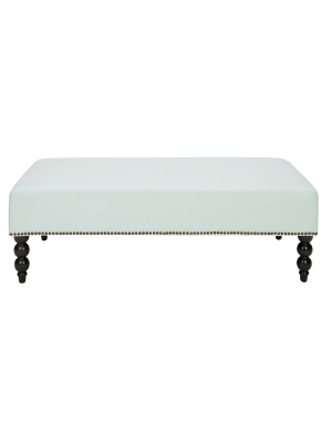 Seveille Ottoman - Light Blue - Safavieh