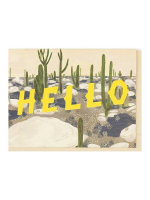 Hello Desert Card